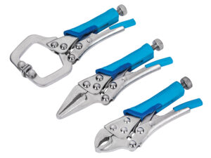 BlueSpot Tools Mini Locking Plier Set, 3 Piece6528