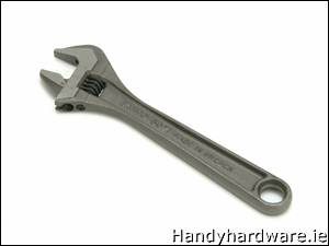 Bahco 8071 Black Adjustable Wrench 8in