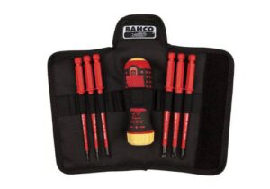 Bahco Insulated Ratcheting Screwdriver Set, 6 Piece