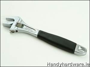 Bahco 9073PC Chrome Adjustable Wrench 12in - Reversible Jaw