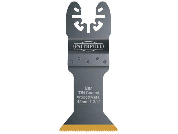 Faithfull Multi-Functional Tool Bi-Metal Flush Cut TiN Coated Blade 45mm