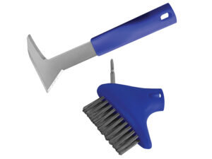 Faithfull Auto-Lock Patio Steel Brush & Weeder