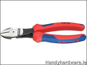 Knipex High Leverage Diagonal Cutters Comfort Grip 74 02 180