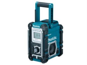 Makita DMR106 Blue Job Site Radio with Bluetooth 240 Volt & Battery Powered Bare Unit DMR106
