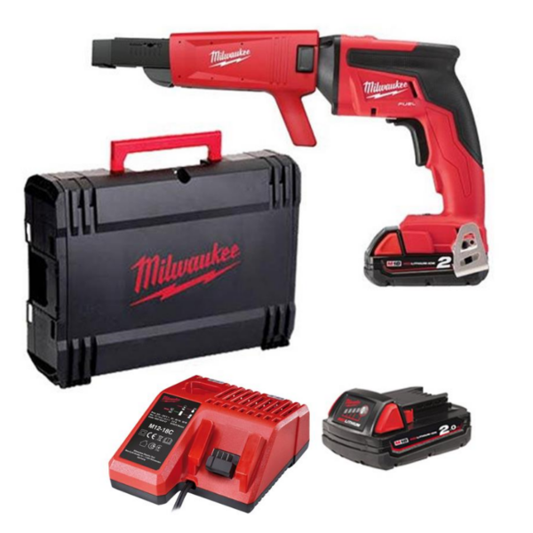 Milwaukee M18Fsgc-202X M18 Fuel Drywall Screwdriver 2X 2.0Ah