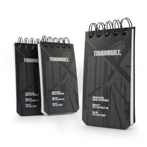 Toughbuilt Back Pocket Organiser + Grid Notebook (Small)